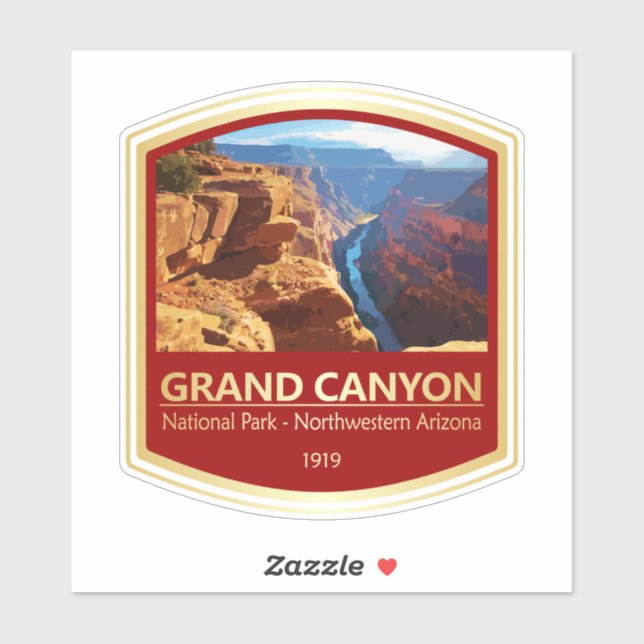 Grand Canyon NP (PF1) Aufkleber (Blatt)