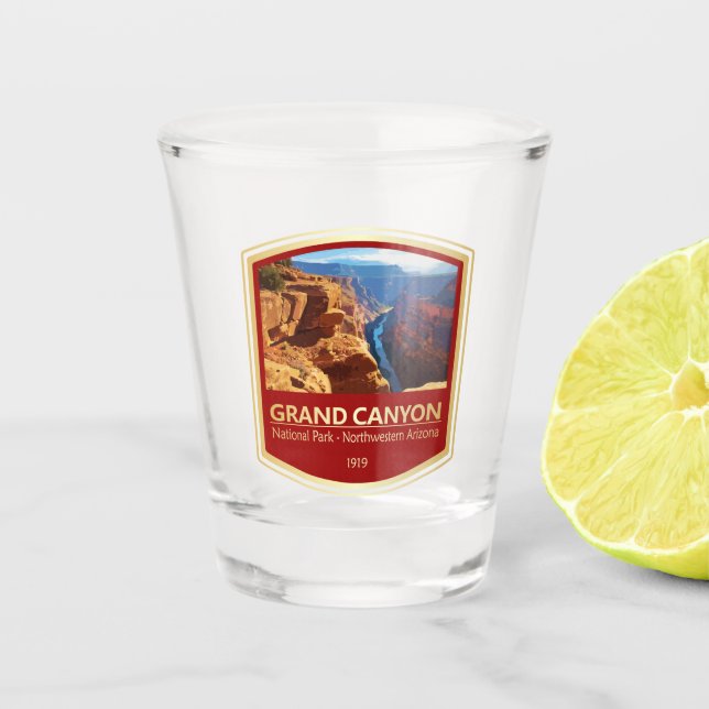Grand Canyon NP (PF1) Schnapsglas (Vorderseite)