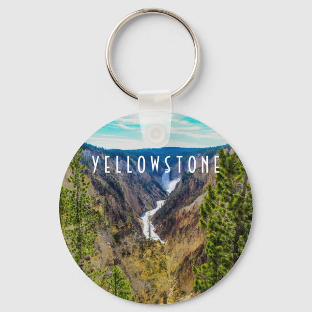 Grand Canyon of Yellowstone Schlüsselanhänger (Vorderseite)