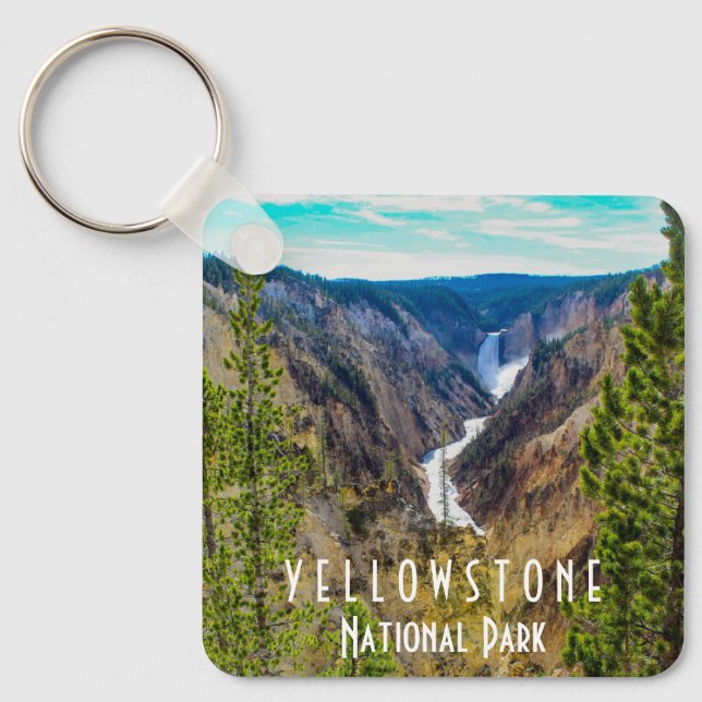 Grand Canyon of Yellowstone Schlüsselanhänger (Vorderseite)