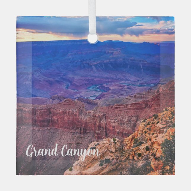 Grand Canyon Ornament Aus Glas (Vorderseite)
