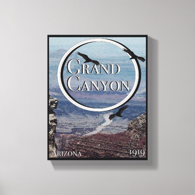 Grand Canyon Poster Leinwanddruck (Vorderseite)