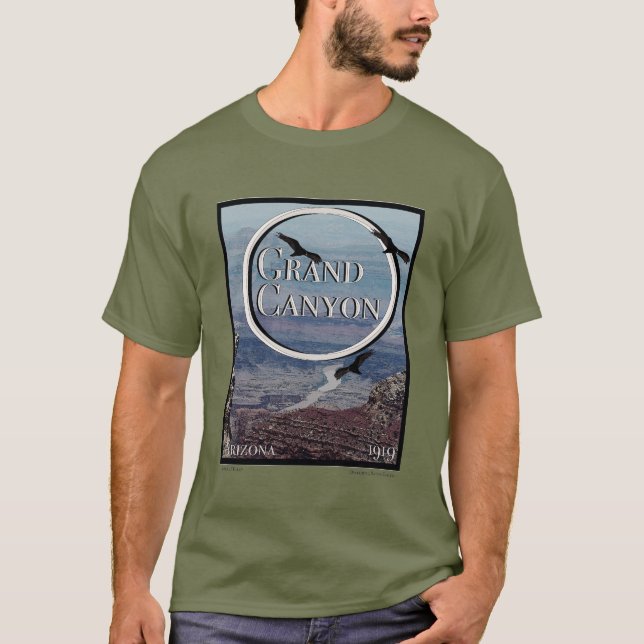 Grand Canyon Poster T-Shirt (Vorderseite)