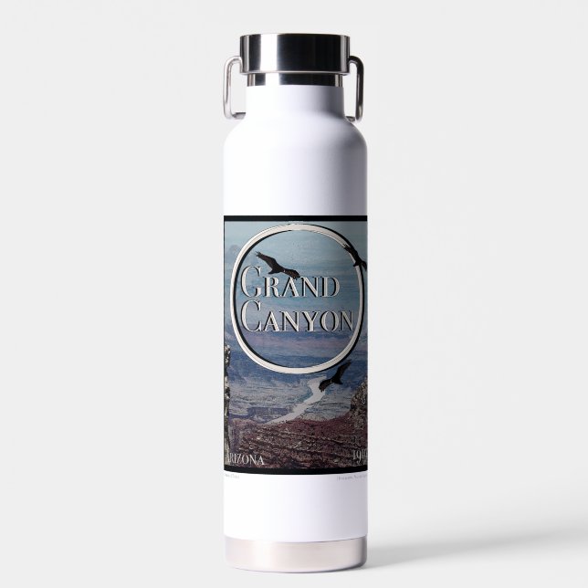 Grand Canyon Poster Trinkflasche (Vorne)