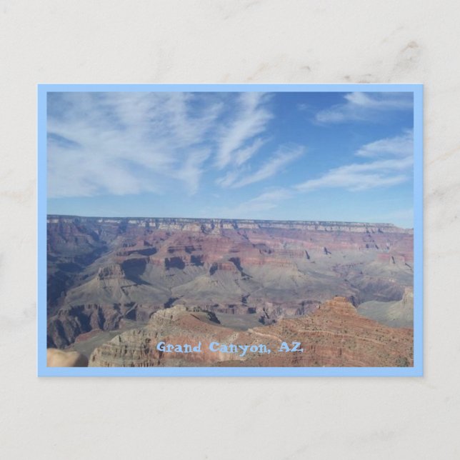Grand Canyon Postkarte (Vorderseite)
