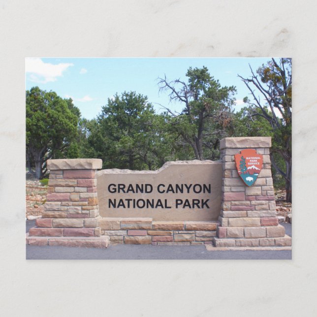 Grand Canyon Postkarte (Vorderseite)