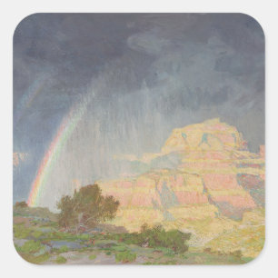 Grand Canyon Quadratischer Aufkleber