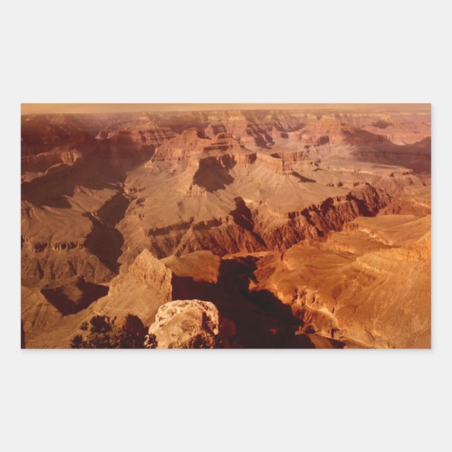 Grand Canyon Rechteckiger Aufkleber (Vorderseite)
