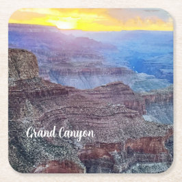 Grand Canyon Rechteckiger Pappuntersetzer