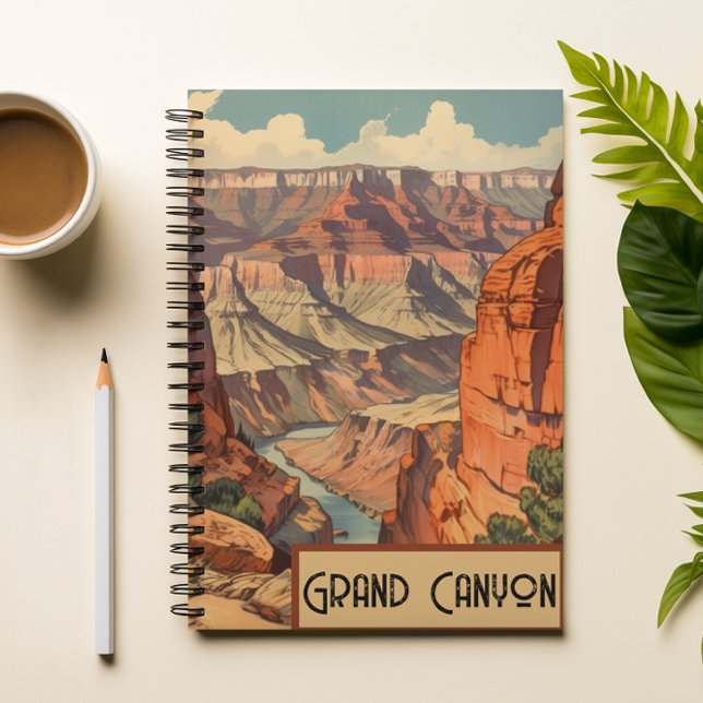 Grand Canyon Retro Design de voyage (Créateur téléchargé)