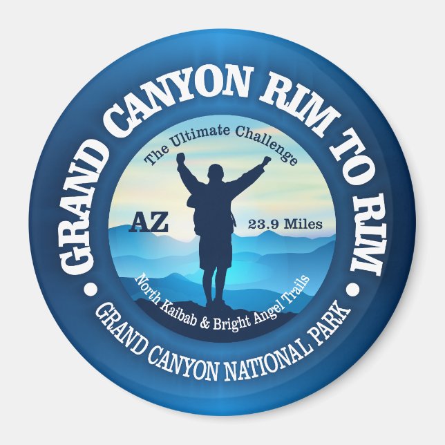 Grand Canyon Rim to Rim (V) Magnet (Vorne)