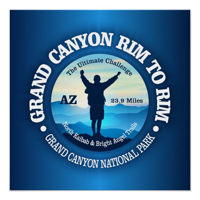 Grand Canyon Rim to Rim (V) Poster (Vorderseite)