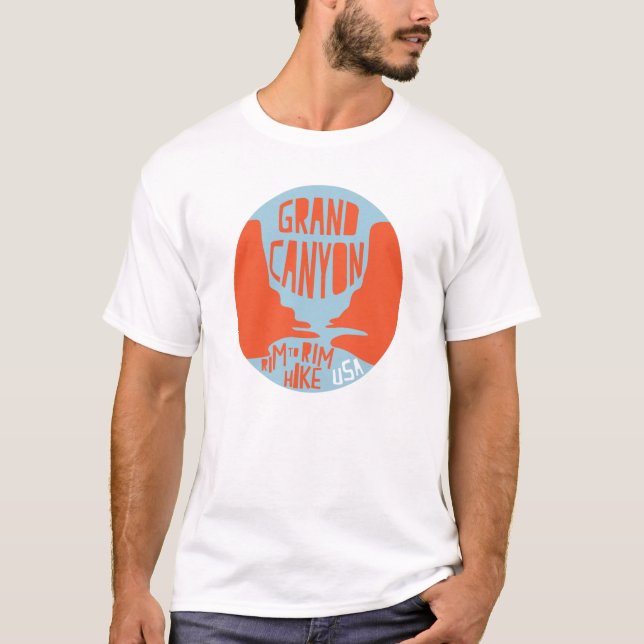 Grand Canyon - Rim zu Rim Wandern T - Shirt (Vorderseite)