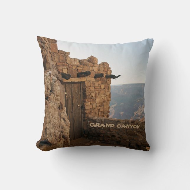 Grand Canyon Room W View Throw Kissen (Vorderseite)