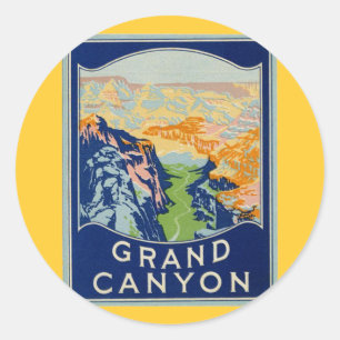 Grand Canyon Runder Aufkleber