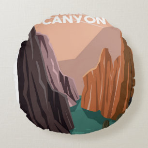 Grand Canyon Rundes Kissen