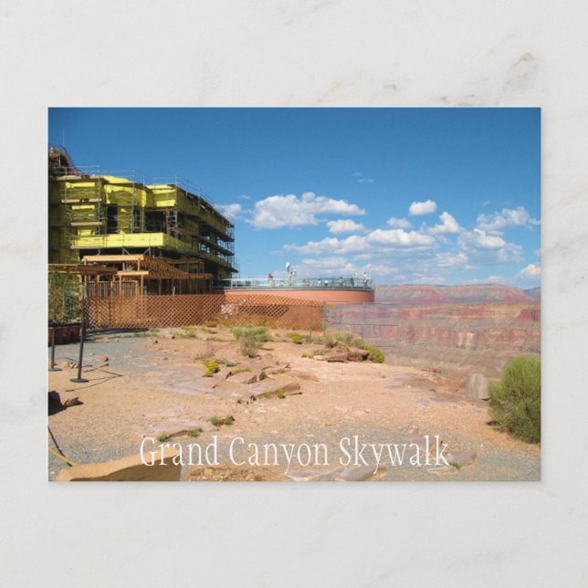 Grand Canyon Skywalk Postkarte (Vorderseite)