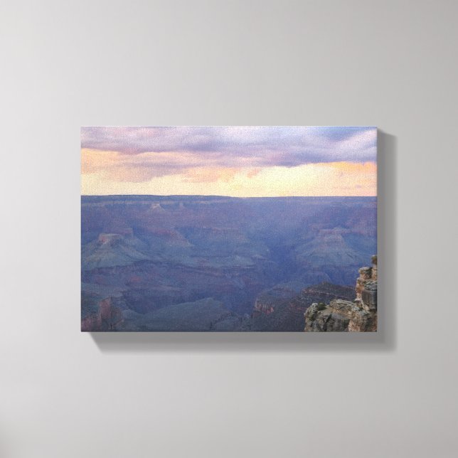 Grand Canyon Sonnenuntergang nach Sturm Leinwanddruck (Vorderseite)