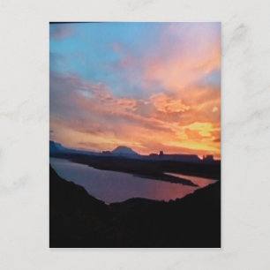 Grand-Canyon-Sonnenuntergang Postkarte