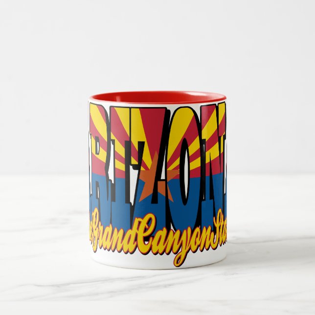 Grand Canyon Staat Zweifarbige Tasse (Mittel)