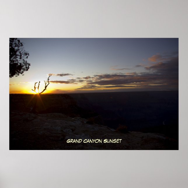 Grand Canyon Sunset 1 Poster (Vorne)