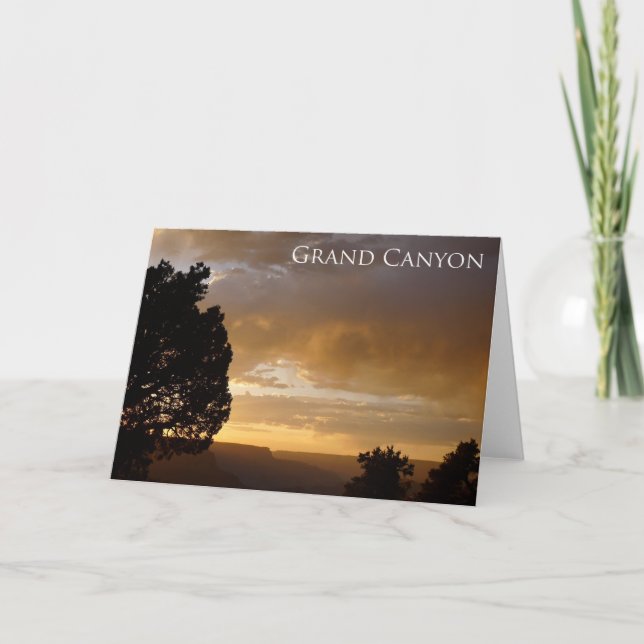 Grand Canyon Sunset, AZ - carte (Devant)