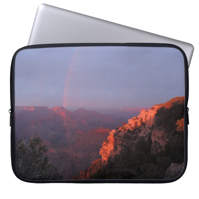 Grand Canyon Sunset Rainbow Laptop Sleeve (Vorderseite)