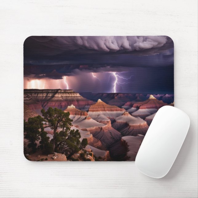 Grand Canyon Thunderstorm Mousepad (Mit Mouse)