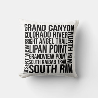 Grand Canyon Typografie - Arizona Kissen