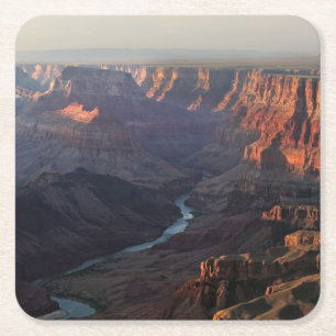 Grand Canyon und der Colorado in Arizona Rechteckiger Pappuntersetzer