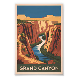 Grand Canyon Vintag Fotodruck