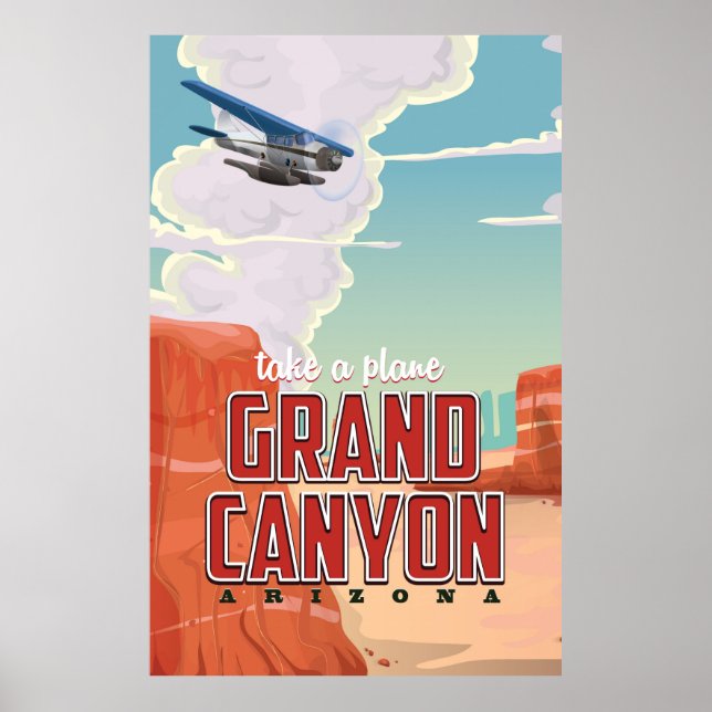 Grand Canyon Vintage Reiseplakat Poster (Vorne)