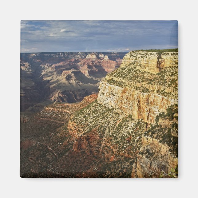 Grand Canyon vom südlichen Rand bei Sonnenuntergan Magnet (Vorne)