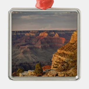 Grand Canyon vom Südrand bei Sonnenuntergang, 2 Silbernes Ornament