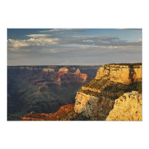 Grand Canyon vom Südrand bei Sonnenuntergang, 4 Fotodruck