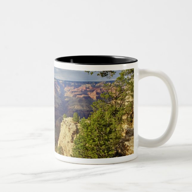 Grand Canyon vom Südrand bei Sonnenuntergang, 6 Zweifarbige Tasse (Rechts)