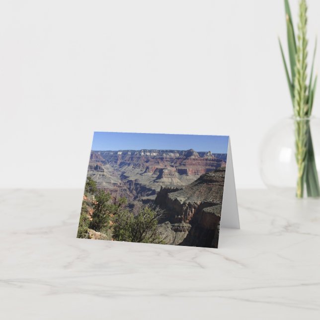 Grand Canyon von der Nordkante Karte (Vorderseite)
