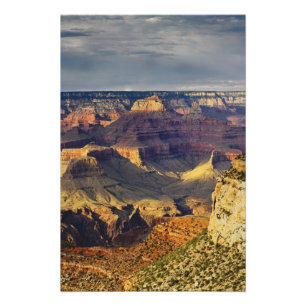 Grand Canyon von der Südküste bei Sonnenuntergan Fotodruck
