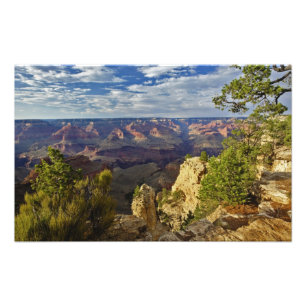 Grand Canyon von der Südumrandung bei Sonnenunterg Fotodruck