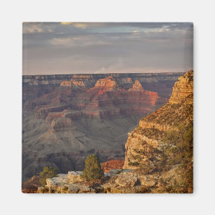 Grand Canyon von der Südumrandung bei Sonnenunterg Magnet