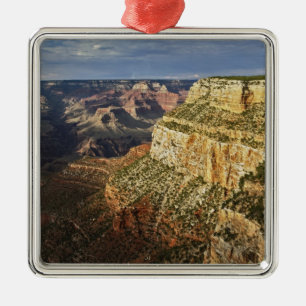 Grand Canyon von der Südumrandung bei Sonnenunterg Ornament Aus Metall
