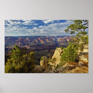 Grand Canyon von der Südumrandung bei Sonnenunterg Poster