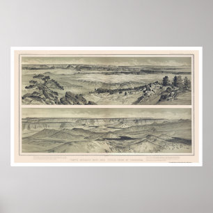 Grand Canyon von Druck 1882 Mt. Trumbull Poster