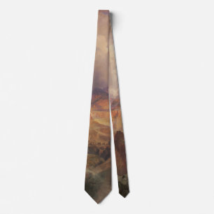 Grand Canyon von Thomas Moran, Vintage Landschaft Krawatte