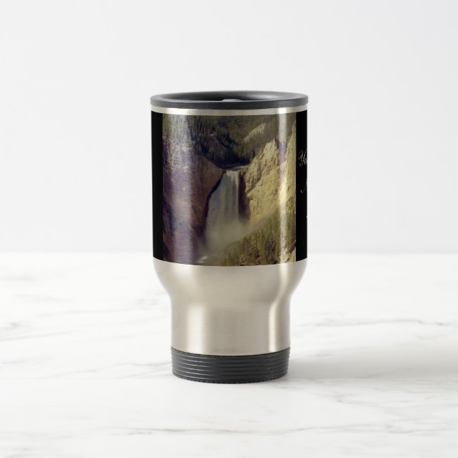Grand Canyon von Yellowstone-Tasse Reisebecher (Mittel)