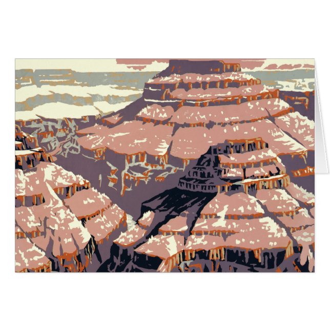 Grand Canyon Western Graphic Art American (Vorderseite (Horizontal))
