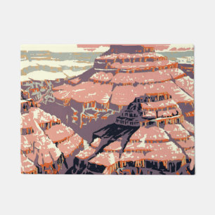 Grand Canyon Western Graphic Art American Fußmatte