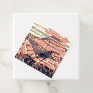 Grand Canyon Western Graphic Art American Geschenkanhänger