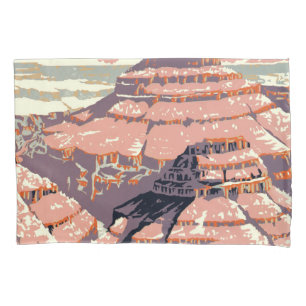 Grand Canyon Western Graphic Art American Kissenbezug