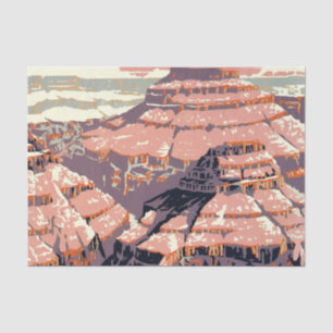 Grand Canyon Western Graphic Art American Seidenpapier